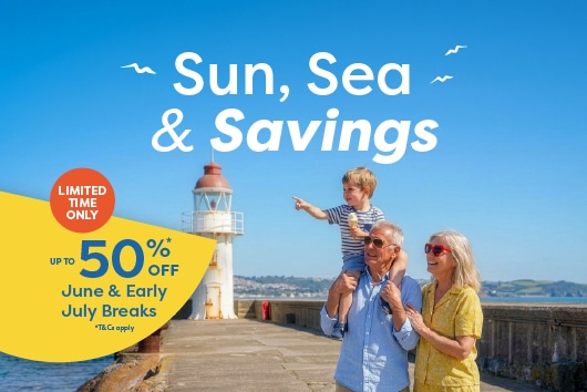50% Off June & Early July Breaks